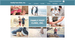 Desktop Screenshot of familyfootclinicinc.com